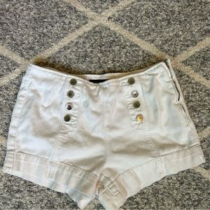 Almost Famous White Sailor Shorts